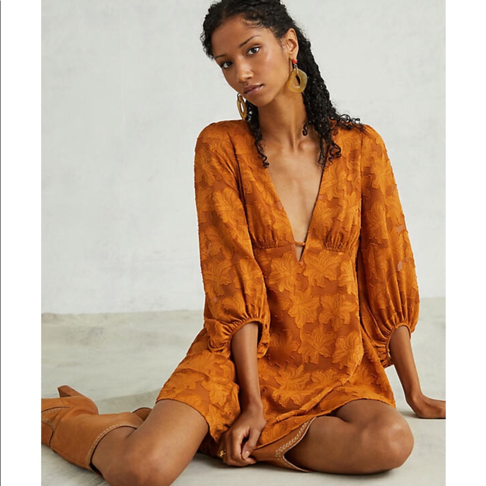 Anthropologie Jacquard Tunic Dress Size 10